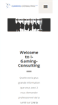 Mobile Screenshot of igaming-consulting.com